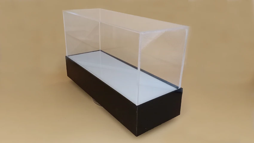 Exhibidor Horizontal 30cm x 12cm x 10 cm